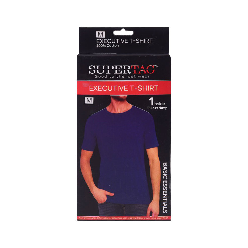 SUPER TAG T-SHIRT NAVY MED P1