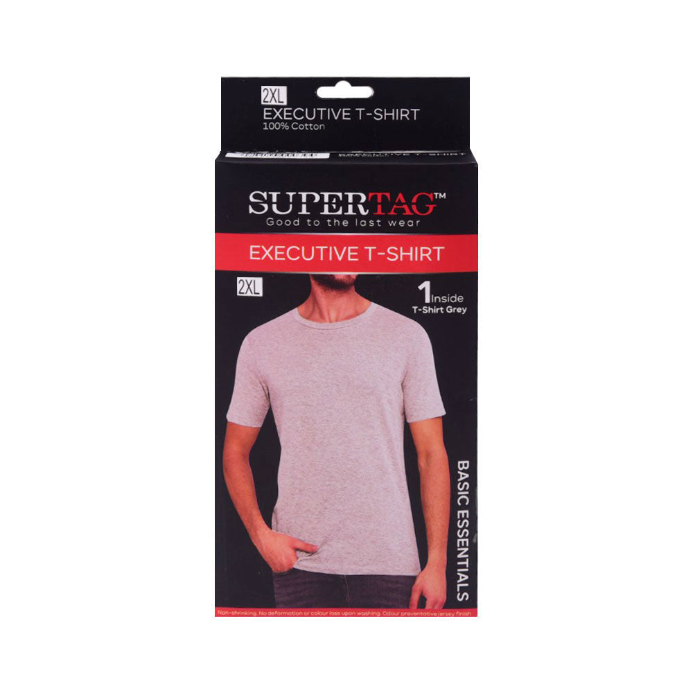 SUPER TAG T-SHIRT H-GRAY 2XL P1