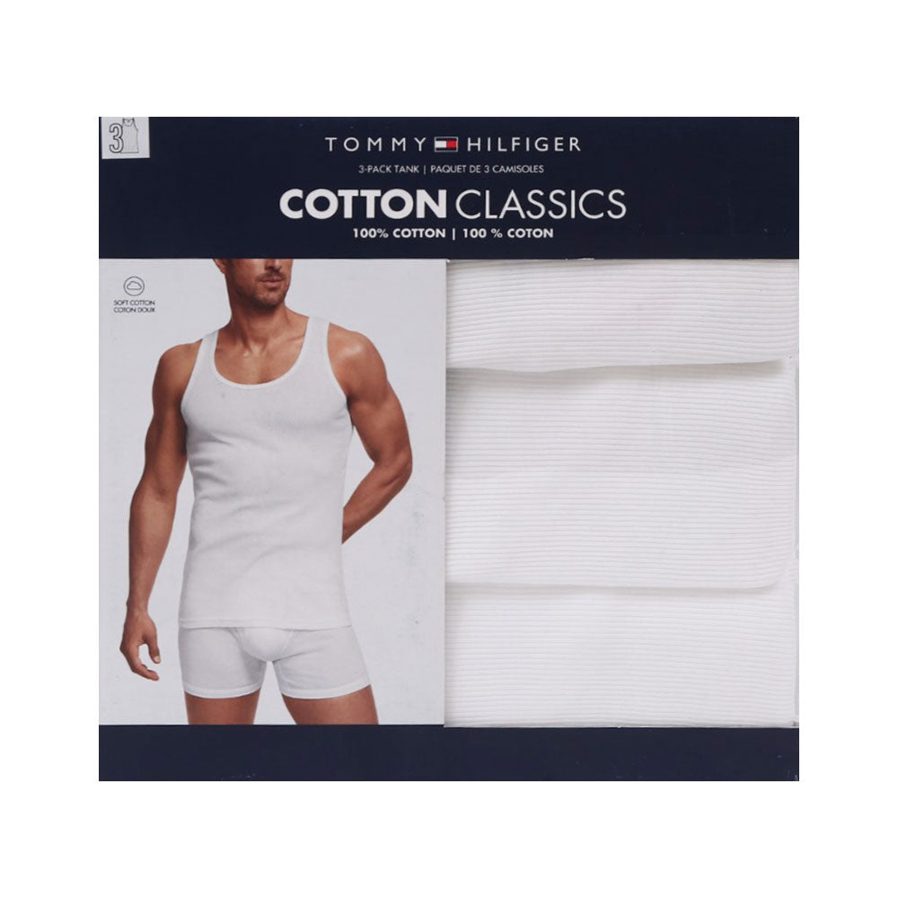 TH.MEN SANDO VEST P-3 09TTK01-100 WHT S (IR)