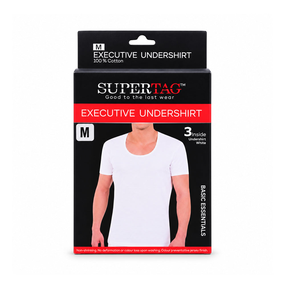SUPER TAG UNDERSHIRT WHITE MEDIUM P3