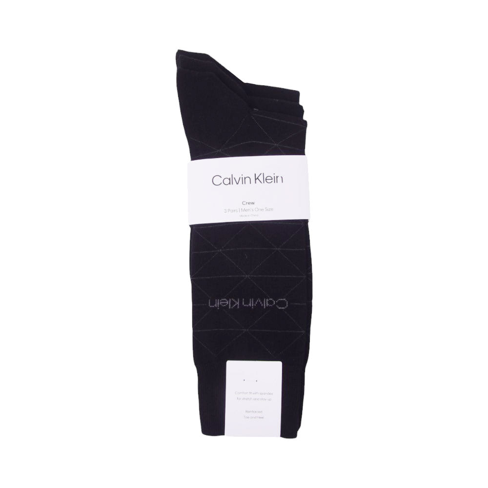 CK MEN DRESS SOCKS P-3 CKM201DR54002 BLK (IR)