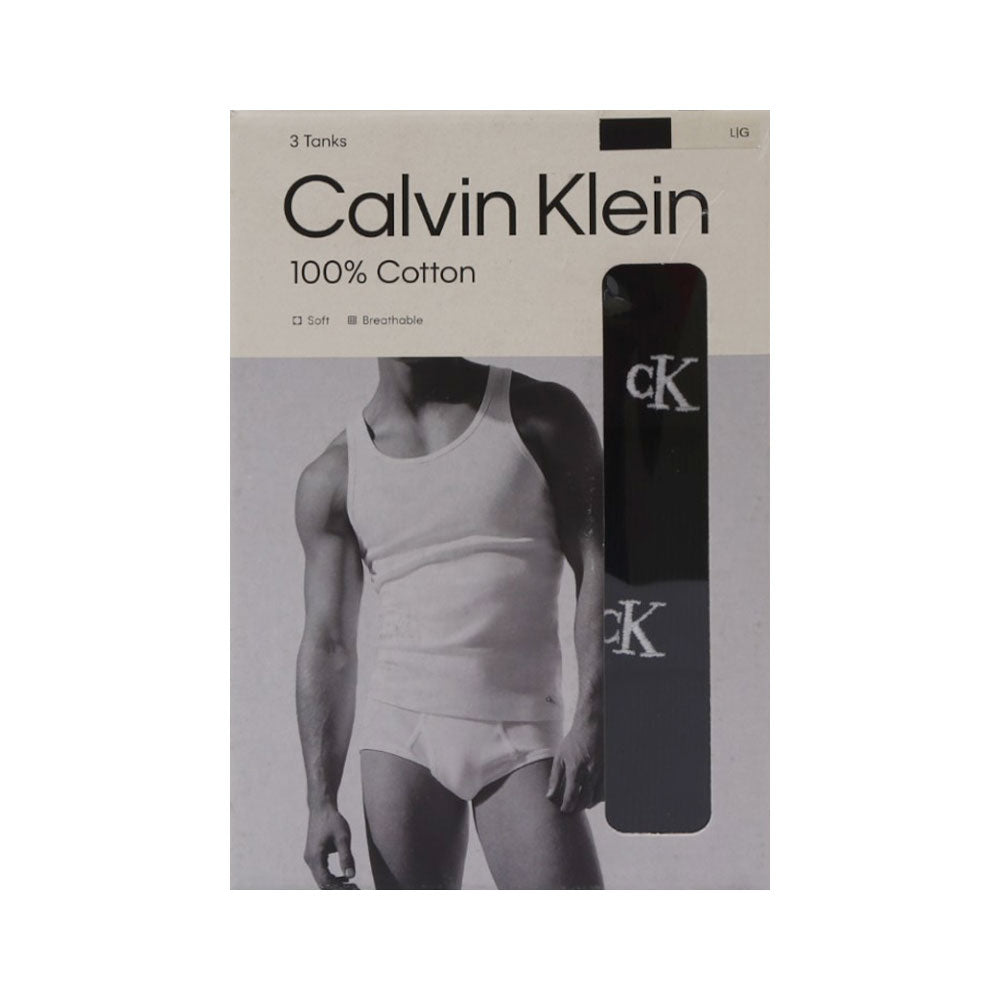 CK MEN SANDO VEST P-3 NB4036-001 BLK IR