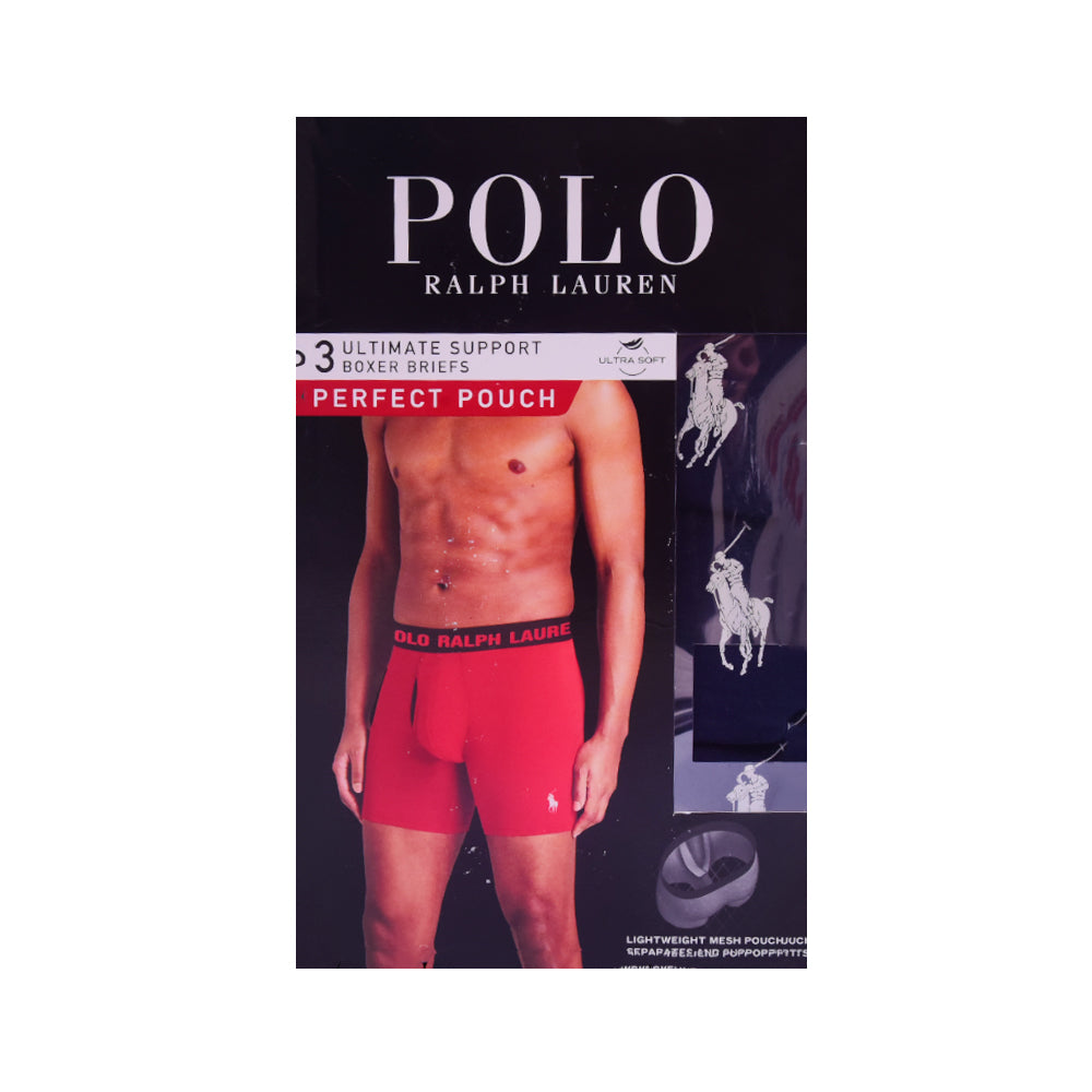 RL MEN BOXER BRIEF P-3 LLB2P3-RP03 NVY M (IR)