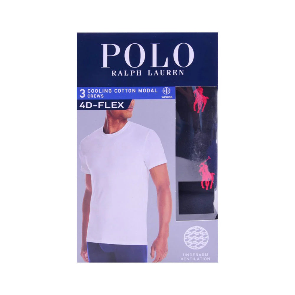 RL MEN S/S R.NECK SHIRT P-3 LFC2P3-PBD BLK (IR)