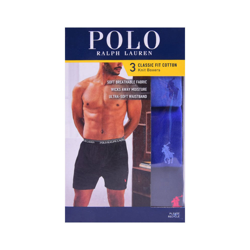 RL MEN KNIT BOXER P-3 NCKBP3-A2D MULTI S (IR)