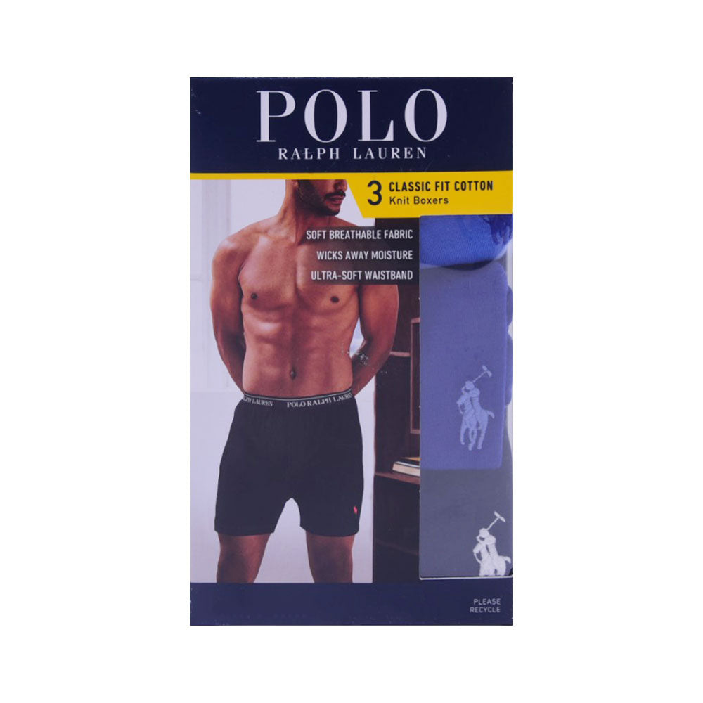 RL MEN KNIT BOXER P-3 NCKBP3-A2D MULTI M (IR)