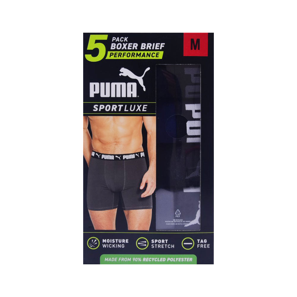 PUMA BOXER BRIEF P-5 1528129 BLK M (IR)