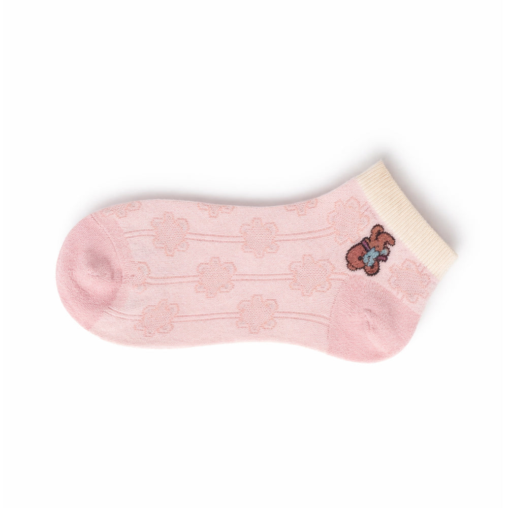 LADIES  FANCY ANKLE SOCKS MIX 1P D5-25