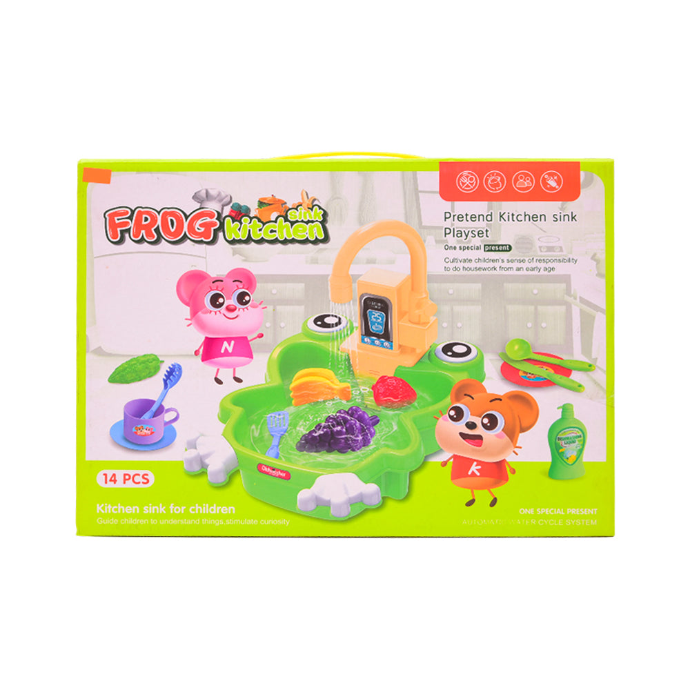 2016-182 FROG KITCHEN PLAY SET A.I