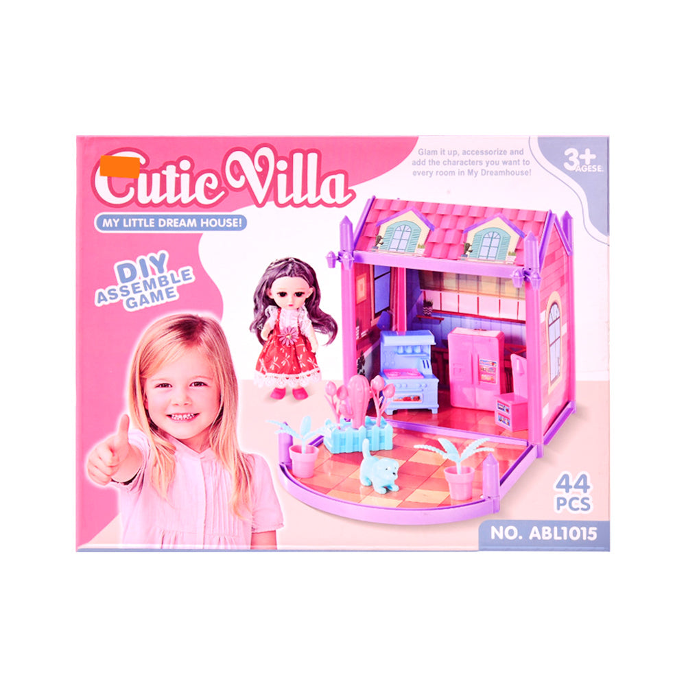 ABL1016 DIY CUTTIE DOLL HOUSE A.I