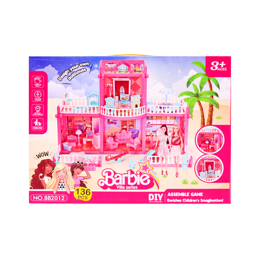 BB2012 DIY BARBIE DOLL HOUSE A.I