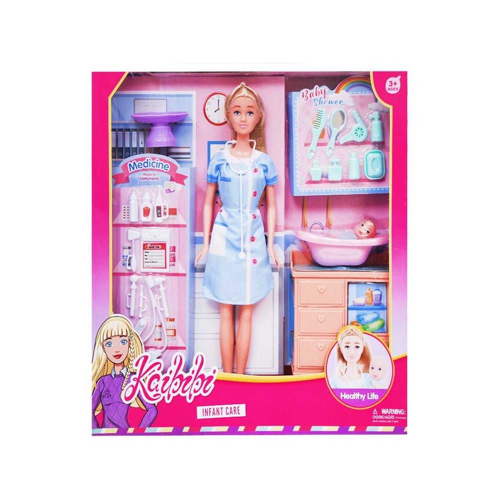WG152 11 INCH DOCTOR DOLL W-BABY A.I
