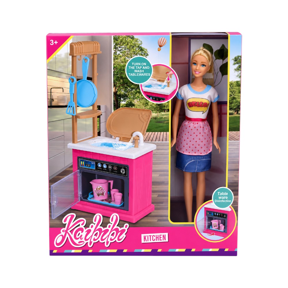 WG038 11.5 INCH KITCHEN SET DOLL A.I