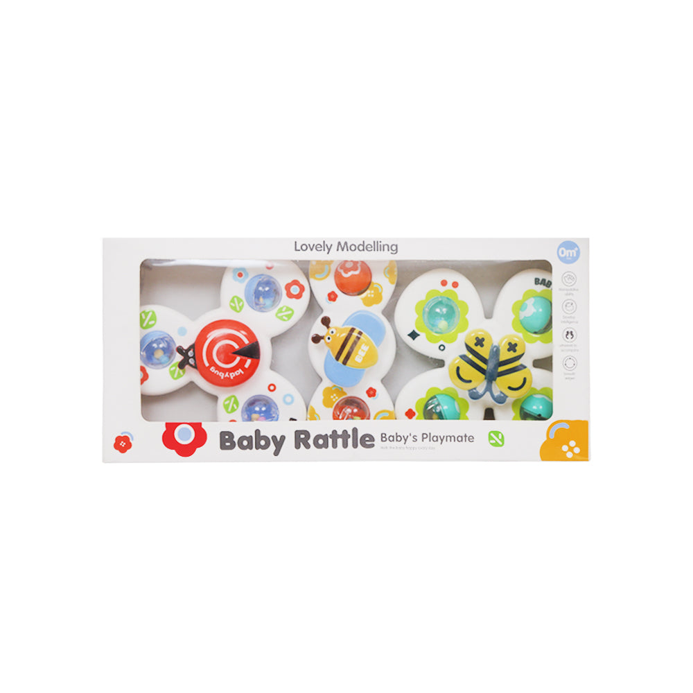6327R BABY SPINNER RATTLE 3PCS A.I