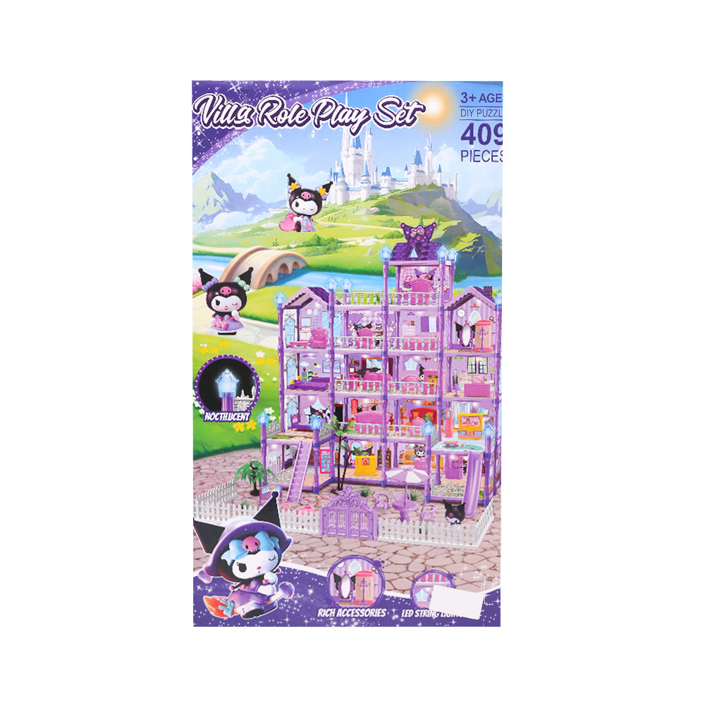 BTX652 MUSICAL KUROMI DOLL HOUSE 400PCS A.I