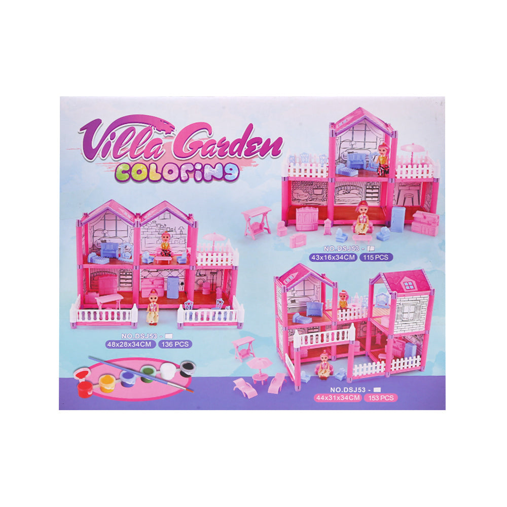 DSJ53-1 DOLL HOUSE 115PCS A.I