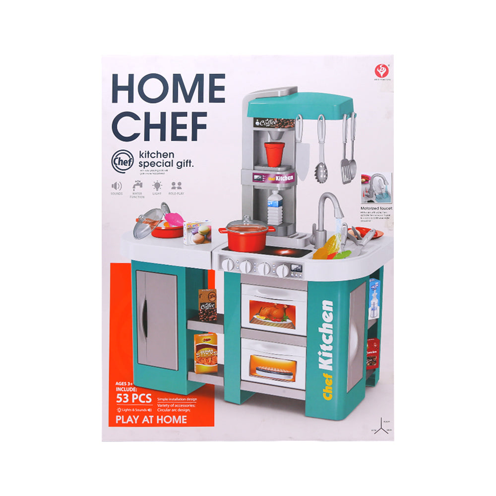 922-168 MUSICAL HOME CHEF KITCHEN BLUE A.I