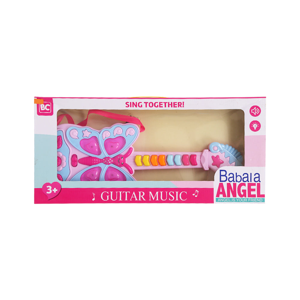 663H MUSICAL GUITAR PINK A.I