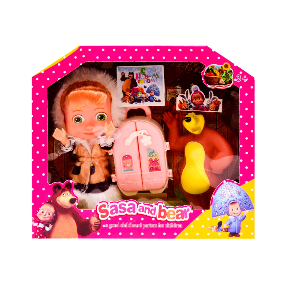 2401A-1 MASHA MINI DOLL W-BEAR A.I