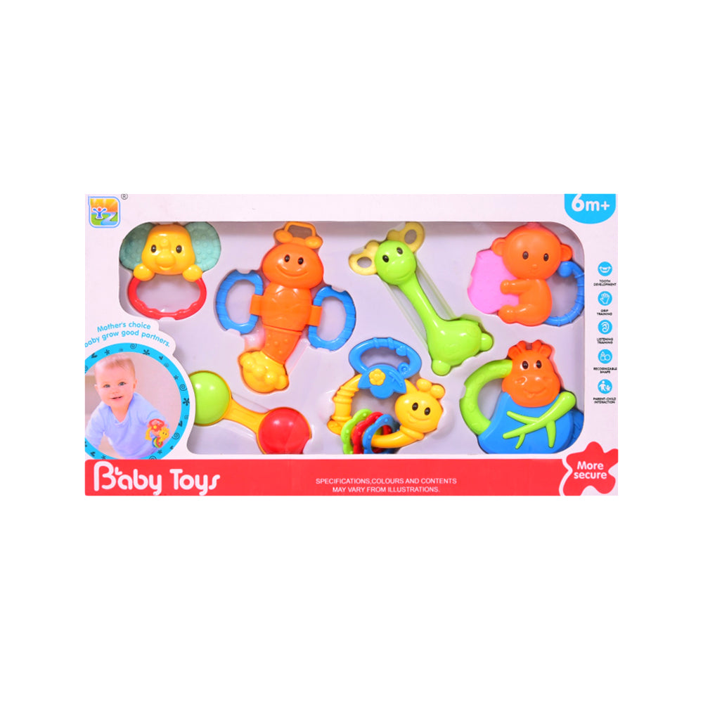 16807-1 BABY RATTLE SET 7PCS A.I