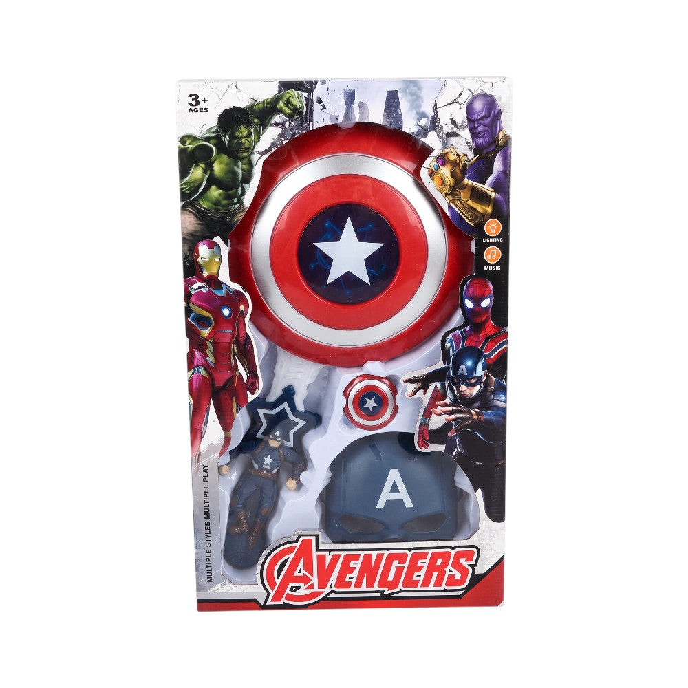 069-MD3 MUSICAL CAPTAIN-AMERICA WEAPON 3IN1 A.I