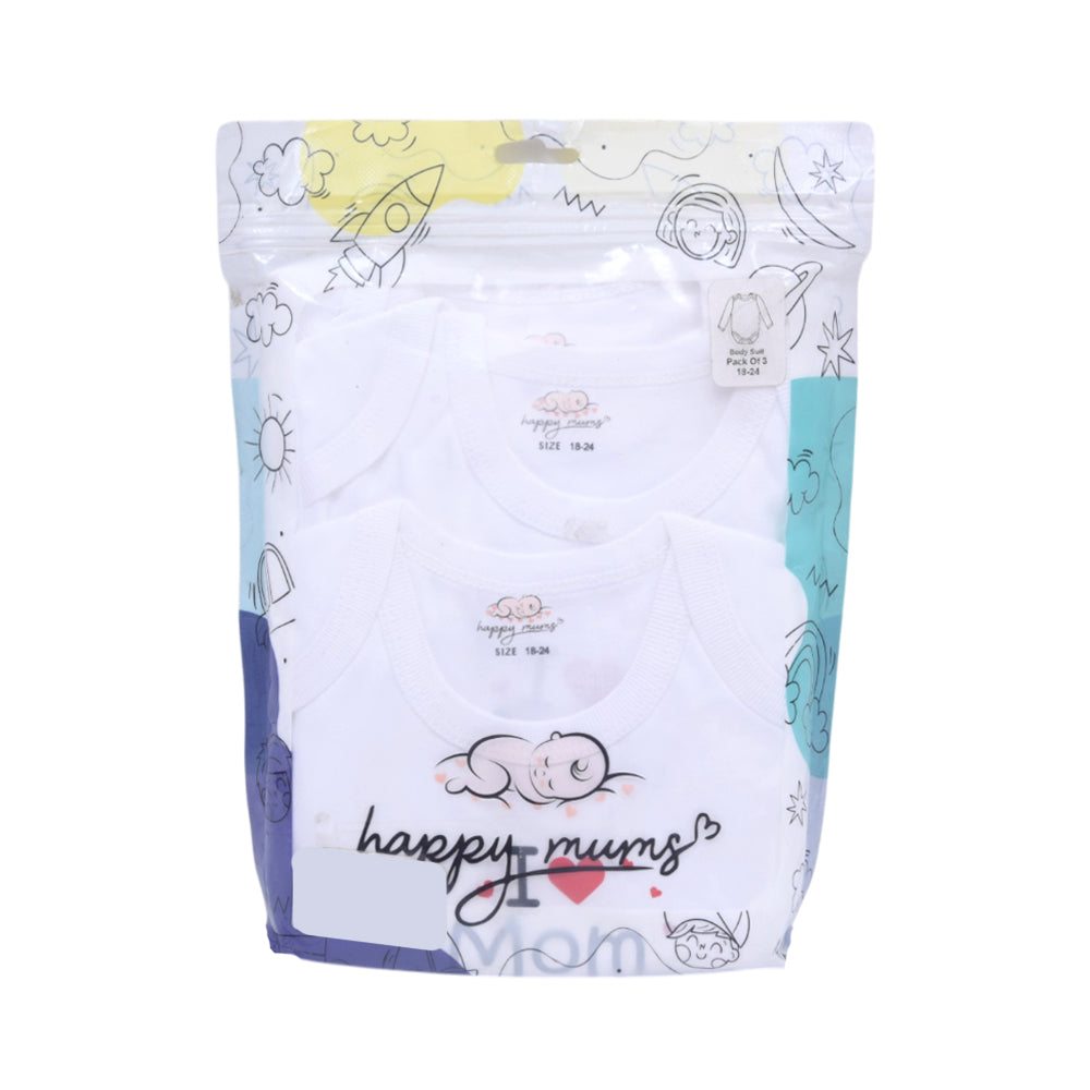 UNISEX L/S 3PC BODY SUIT MZW-25 18-24M D-740