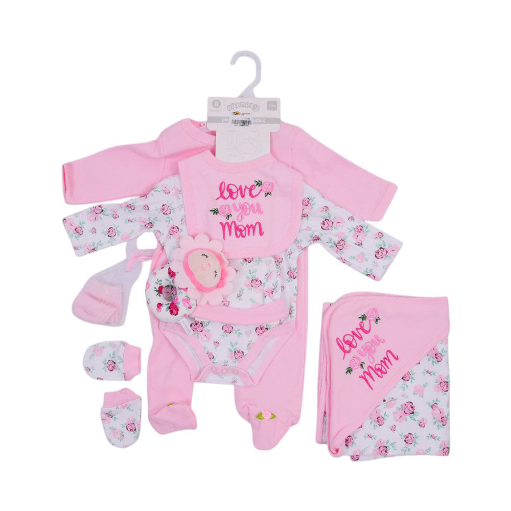 BABY 8PC GIFT SET HANGER MZS-25 3-6M S9304