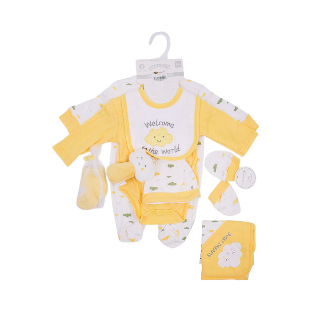 BABY 8PC GIFT SET HANGER MZS-25 0-3M S9305