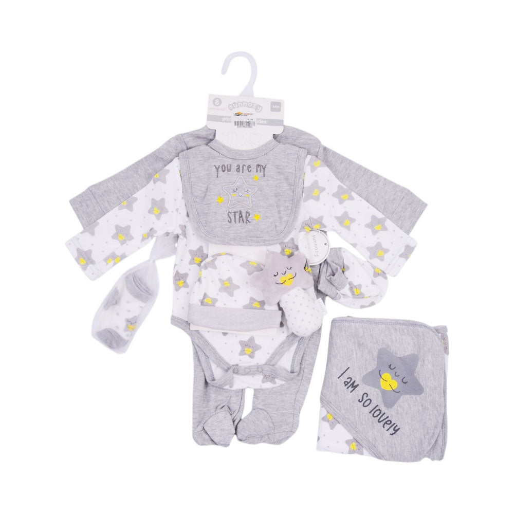 BABY 8PC GIFT SET HANGER MZS-25 3-6M S9306