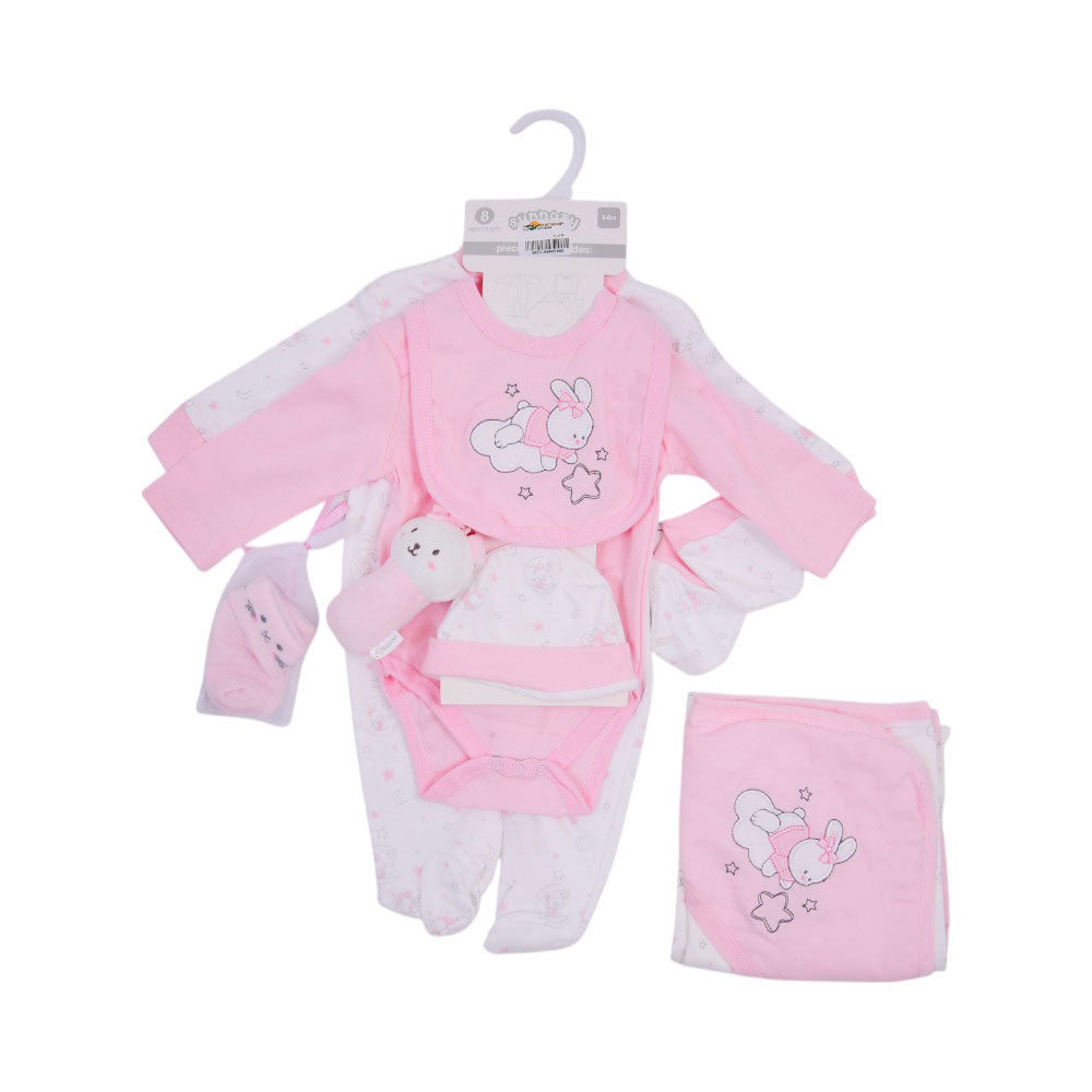 BABY 8PC GIFT SET HANGER MZS-25 3-6M S9308