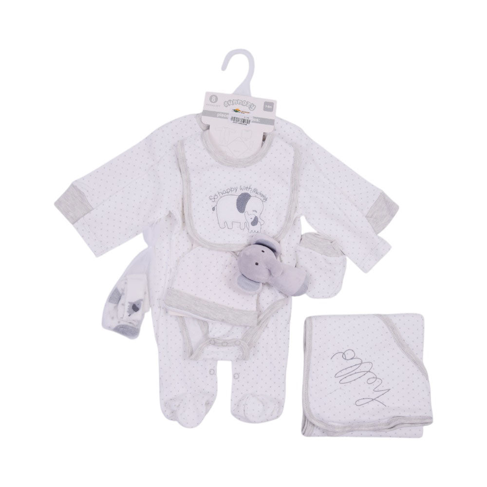 BABY 8PC GIFT SET HANGER MZS-25 3-6M S9309
