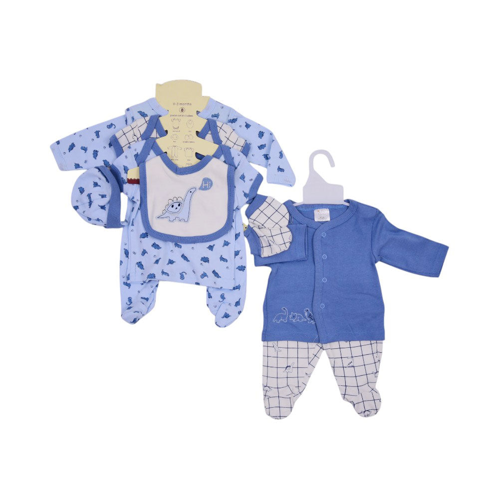 BABY 8PC GIFT SET HANGER MZS-25 0-3M S8313