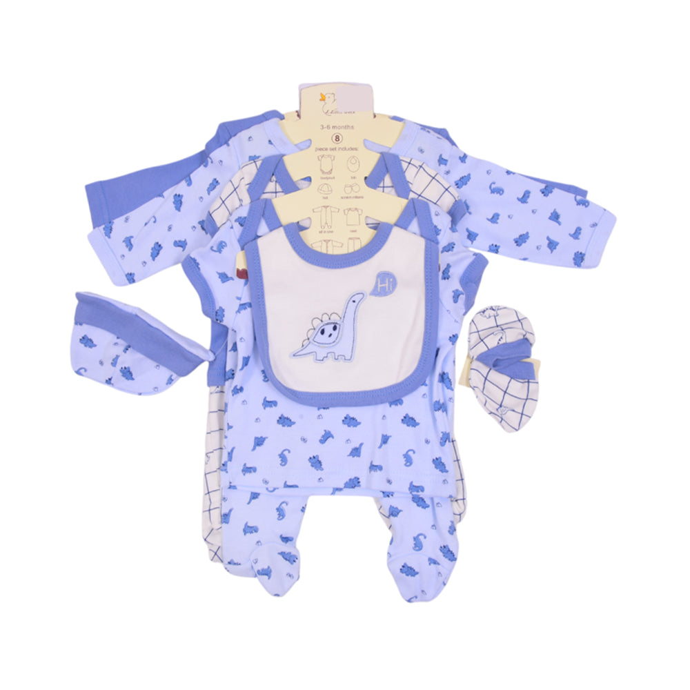 BABY 8PC GIFT SET HANGER MZS-25 3-6M S8313