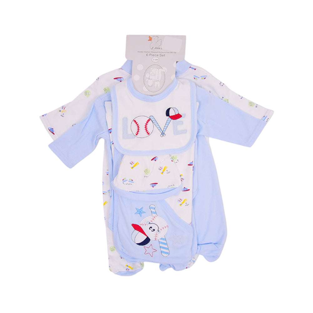 BABY 6PC GIFT SET HANGER MZS-25 3-6M S6307