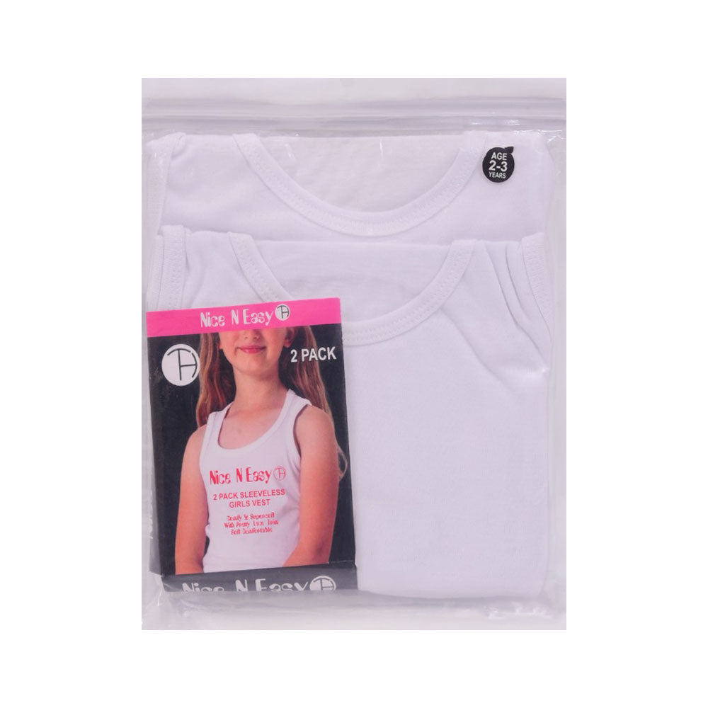 GIRLS S/L 2PC VEST NICE & EASY MZS-25 2-3 YEAR HC02
