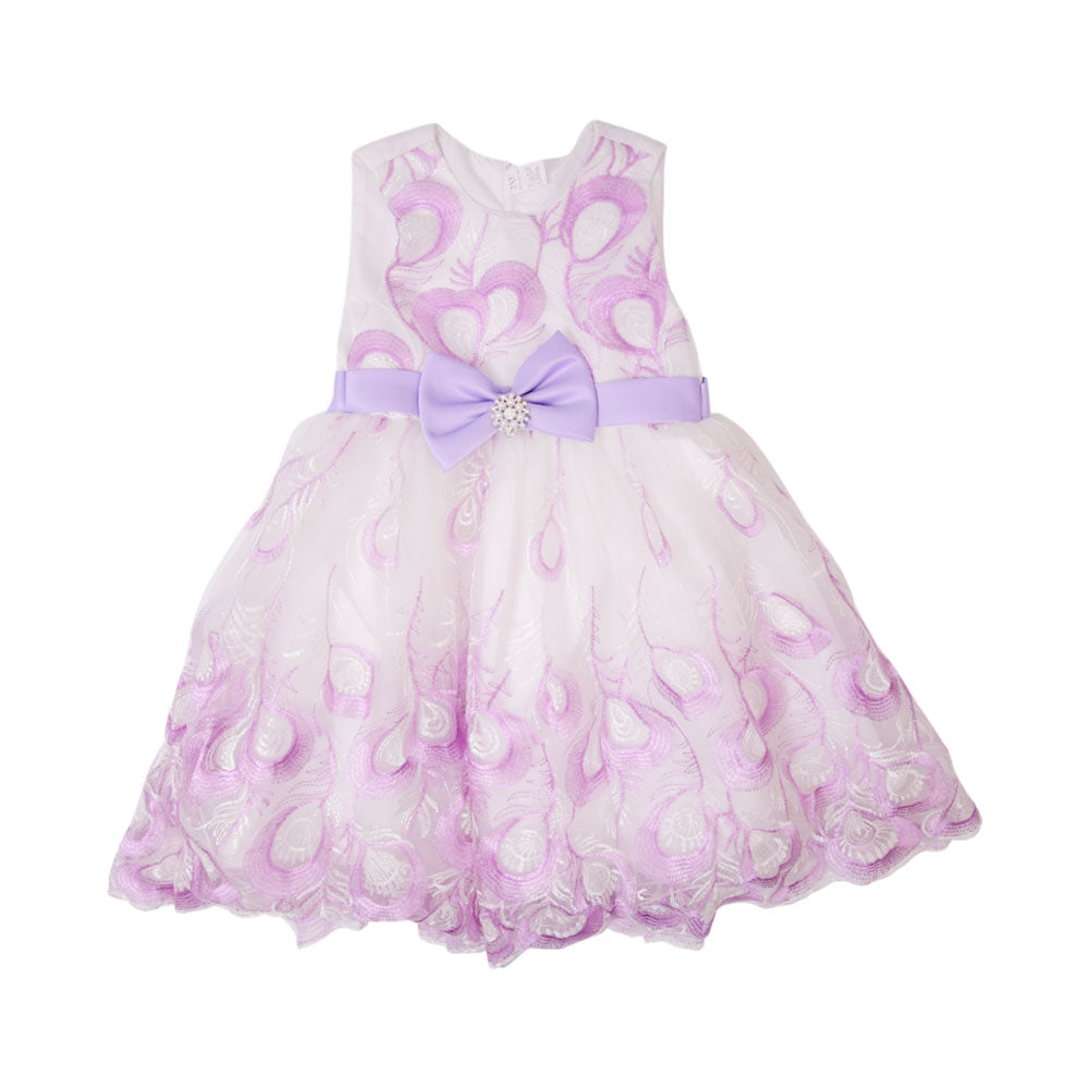 GIRLS S/L FANCY FROCK MZS-25 7-8 YEAR A18 W.G