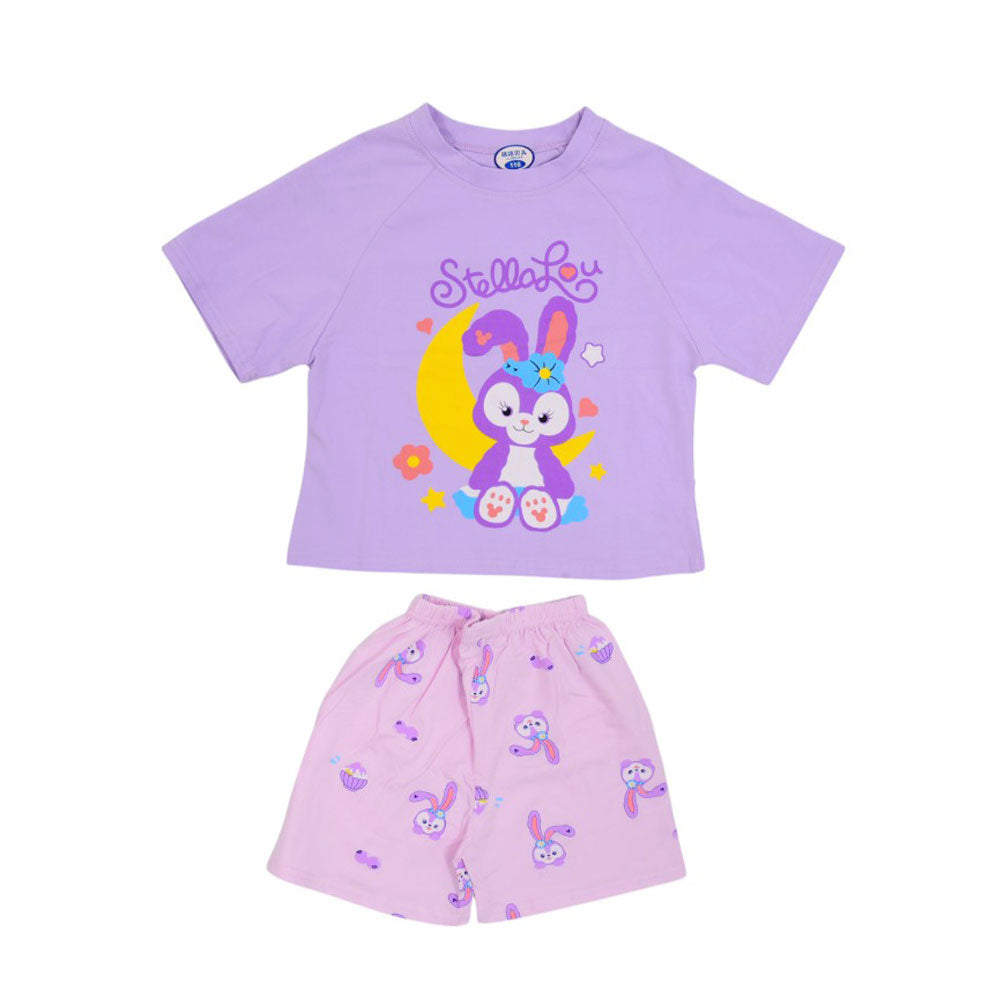 GIRLS S/S 2PC KNICKER SUIT MZS-25 3-4 YEAR E15 W.G