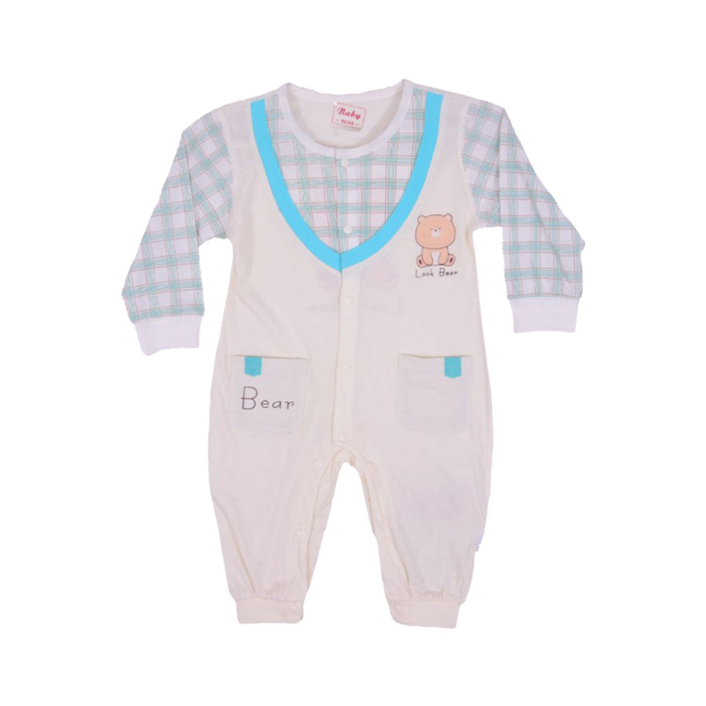 BOYS L/S ROMPER MZS-25 6-9M B10 W.G
