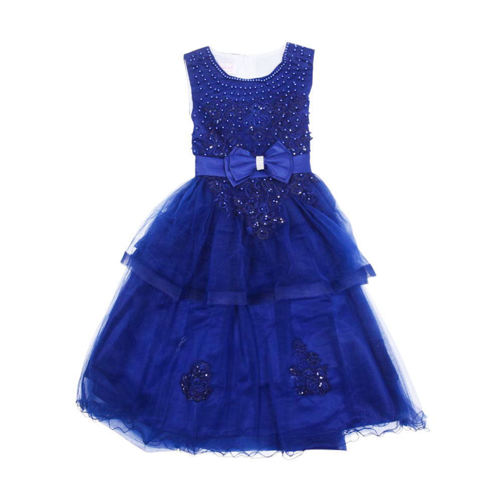 GIRLS S/L FANCY FROCK MZS-25 11-12 YEAR C006R M.G