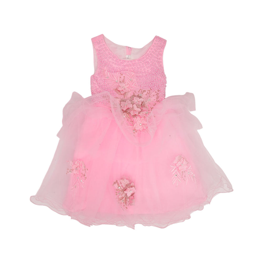 GIRLS S/L FANCY FROCK MZS-25 2-3 YEAR 9027 M.G