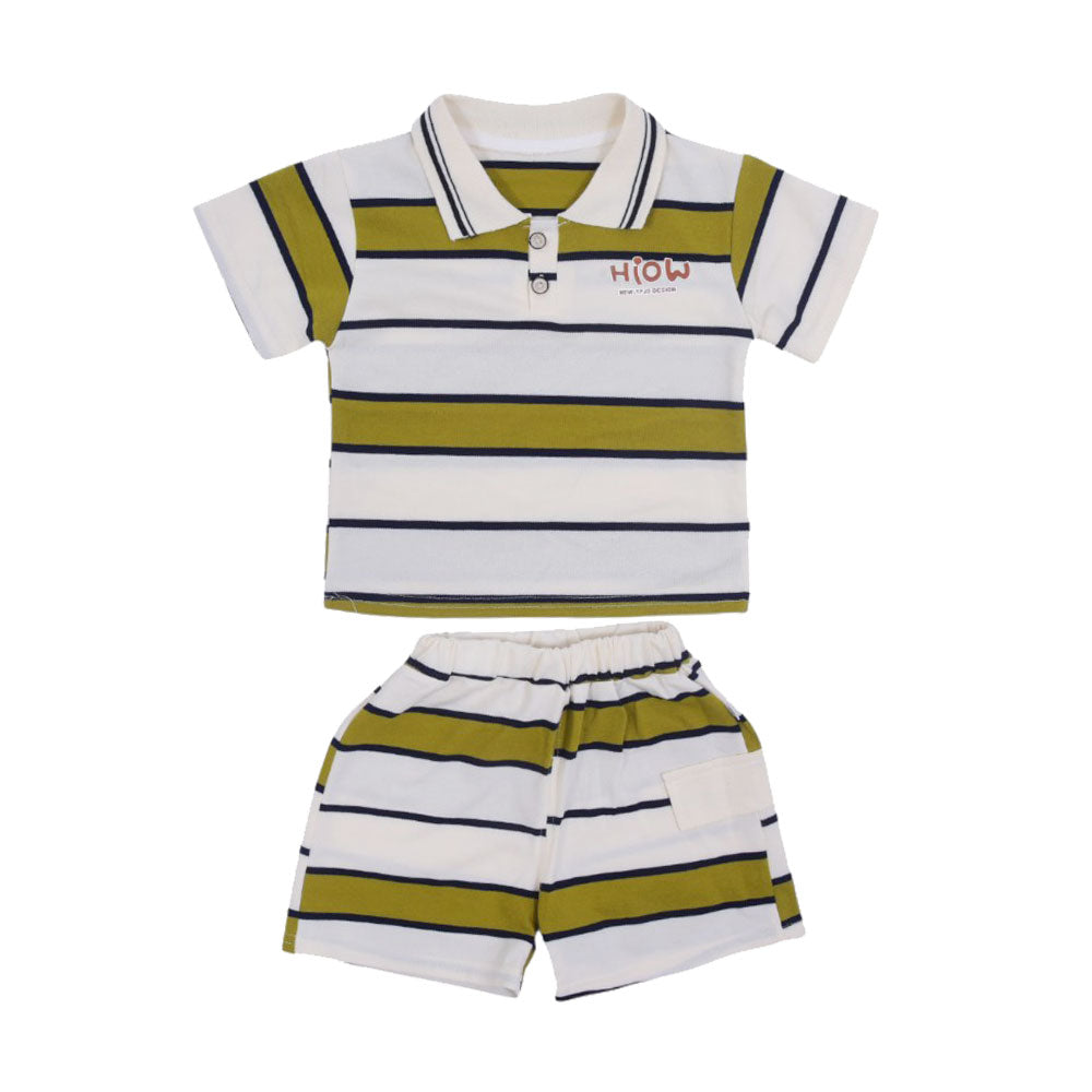 BOY S/S 2PC KNICKER SUIT MZS-25 12-18M BS-4 W/G