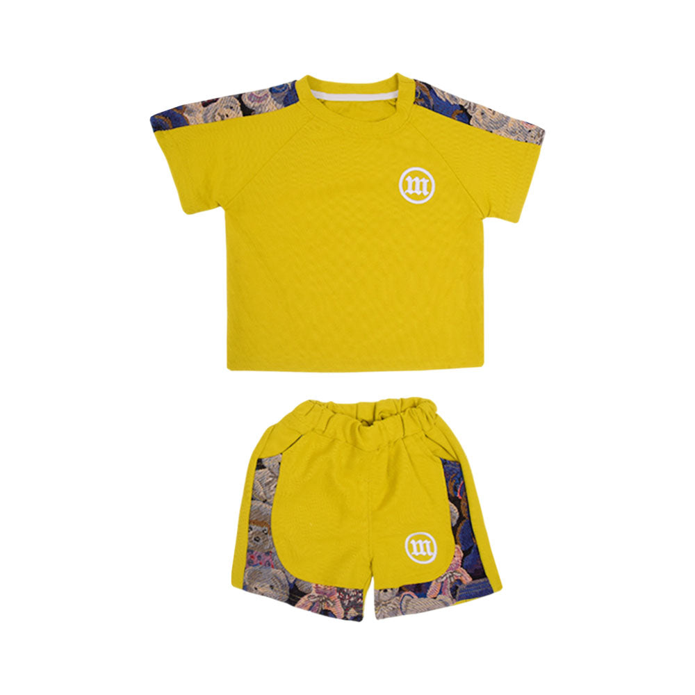 BOY S/S 2PC KNICKER SUIT MZS-25 18-24M BS-5 W/G