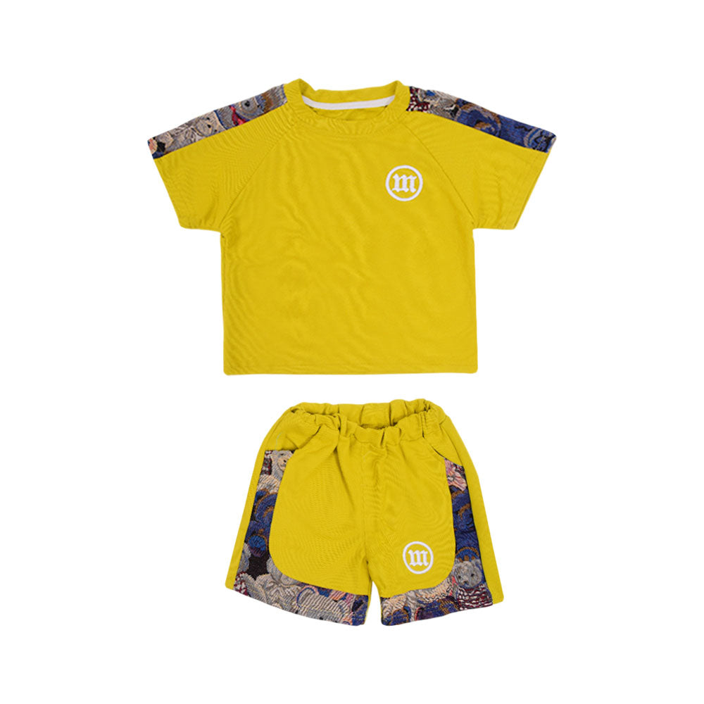 BOY S/S 2PC KNICKER SUIT MZS-25 2-3 YEAR BS-5 W/G