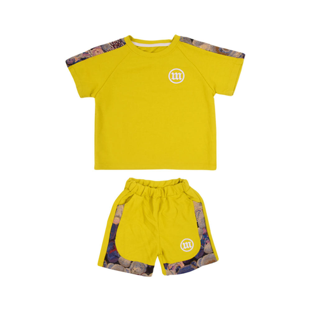 BOY S/S 2PC KNICKER SUIT MZS-25 3-4 YEAR BS-5 W/G