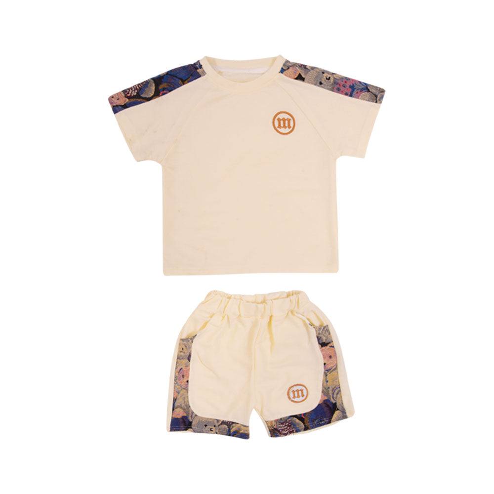 BOY S/S 2PC KNICKER SUIT MZS-25 4-5 YEAR BS-5 W/G
