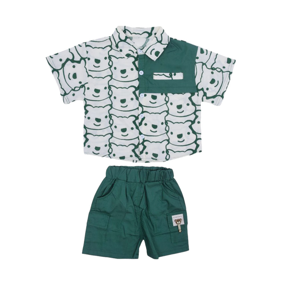 BOY S/S 2PC KNICKER SUIT MZS-25 18-24M BS-6 W/G