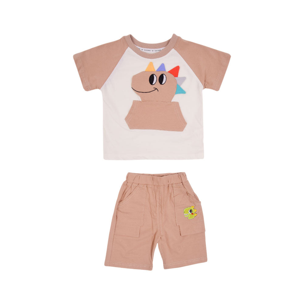 BOY S/S 2PC KNICKER SUIT MZS-25 12-18M BS-8 W/G