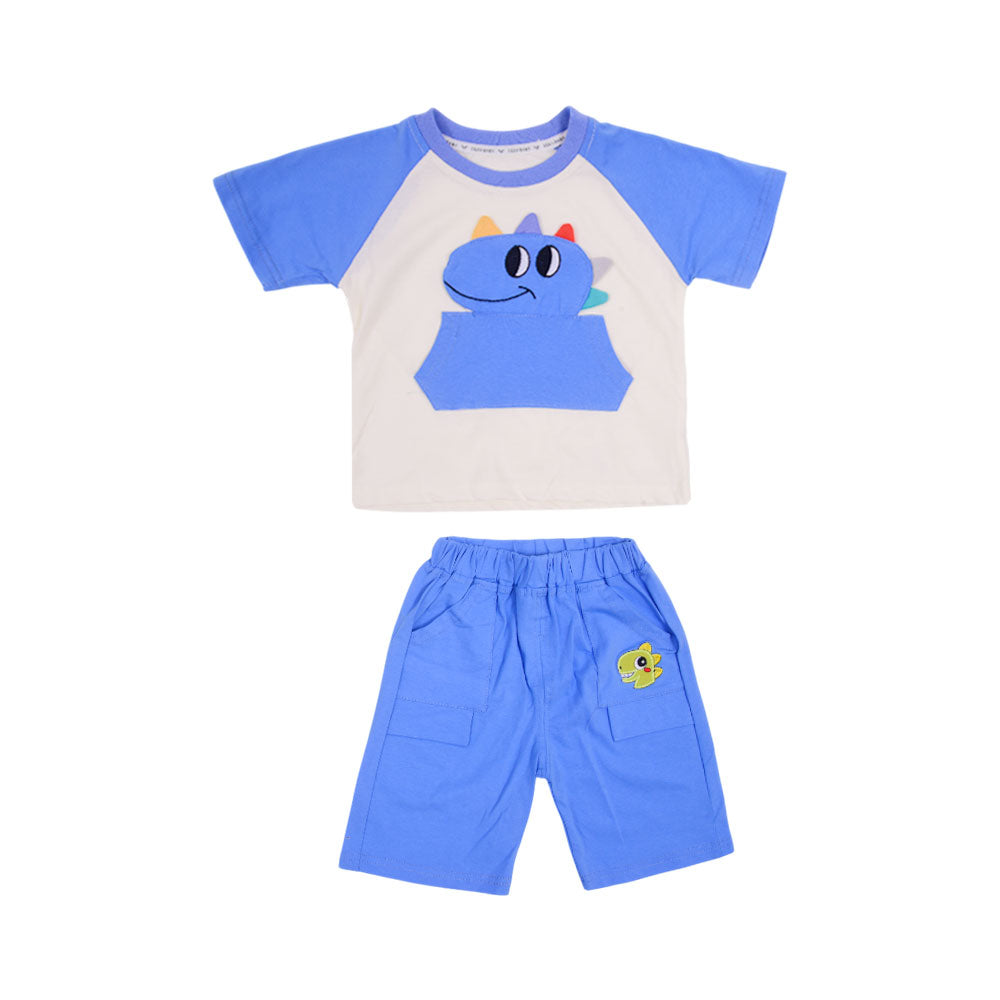 BOY S/S 2PC KNICKER SUIT MZS-25 2-3 YEAR BS-8 W/G