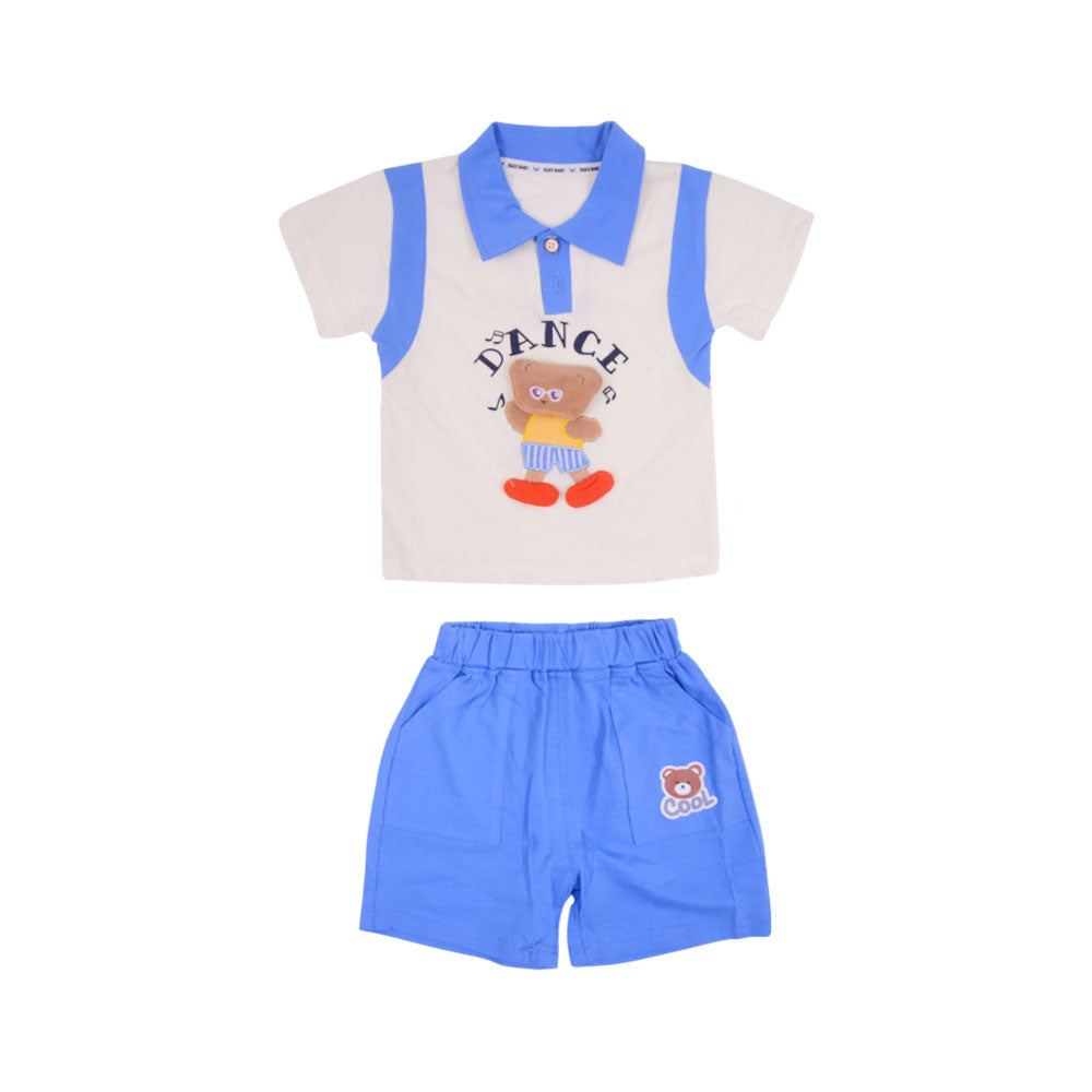 BOY S/S 2PC KNICKER SUIT MZS-25 9-12M BS-13 W/G