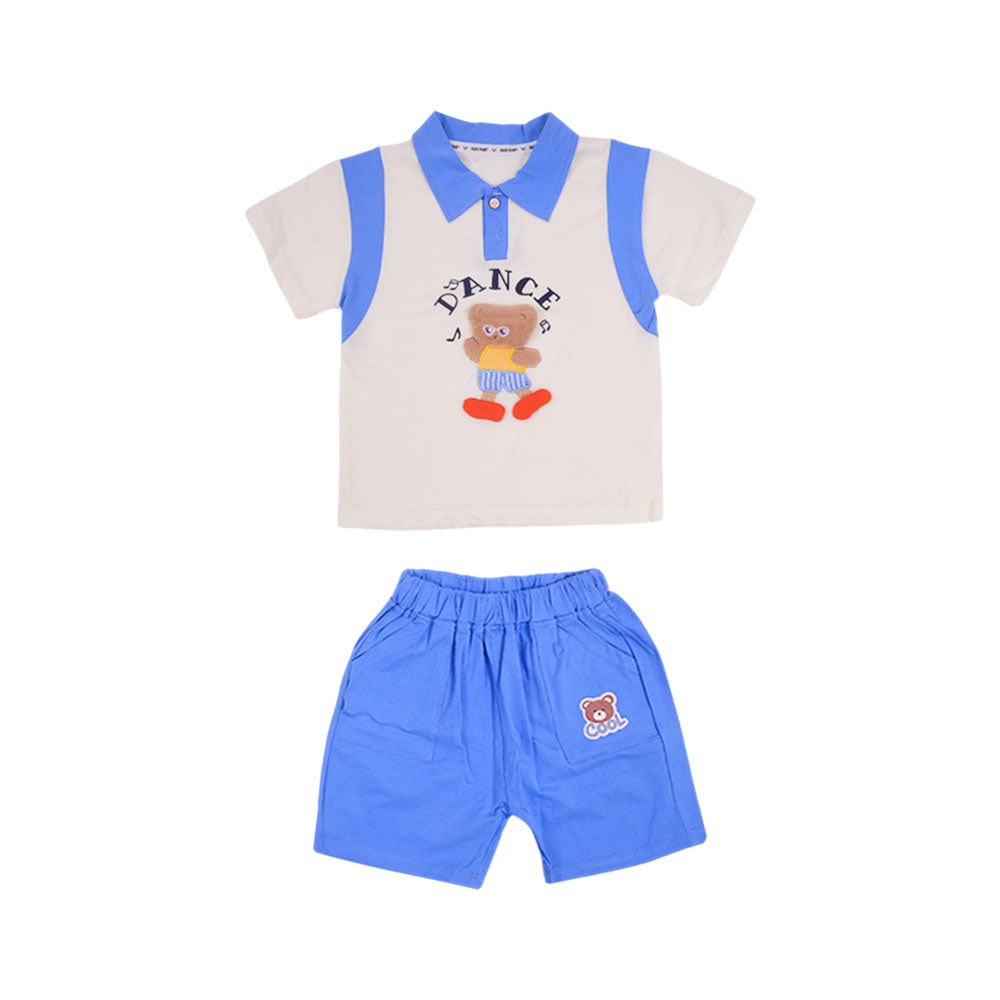 BOY S/S 2PC KNICKER SUIT MZS-25 2-3 YEAR BS-13 W/G